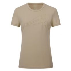 Damska koszulka do jazdy konnej Euro-Star Amalia. Brązowe bluzki EURO-STAR, bez wzorów, retro, bez kołnierzyka, bez ramiączek. Za 221.50 zł.