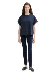 Tom Tailor Dżinsy - Skinny fit - w kolorze granatowym rozmiar: W27/L30. Niebieskie jeansy Tom Tailor, l, z aplikacjami, z podwyższonym stanem. Za 74.81 zł.