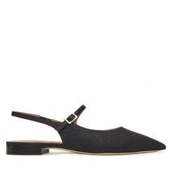 Sandały MALONE SOULIERS. Czarne sandały MALONE SOULIERS, bez wzorów, bez obcasa, na płaskiej podeszwie, bez zapięcia. Za 2,459.00 zł.