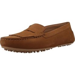 Buty GEOX D KALISTENA Brązowy. Brązowe trekkingi Geox, ze skóry, trekkingowe. Za 460.99 zł.