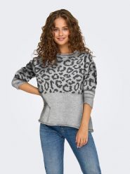 ONLY Sweter w kolorze szarym rozmiar: XL. Szare swetry Only, xl, bez wzorów, bez ramiączek. Za 127.95 zł.