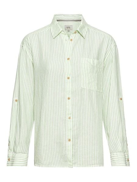 Camel Active Bluzka w kolorze zielonym rozmiar: L. Zielone bluzki Camel Active, l, bez wzorów, z bawełny, bez kołnierzyka, bez ramiączek. Za 227.15 zł.