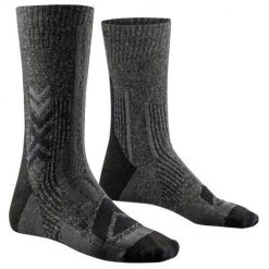 Skarpetki X-Socks Perform Merino Crew. Czarne skarpety X BIONIC, bez wzorów, z materiału. Za 216.00 zł.