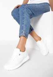 Białe Buty Sportowe Neanara. Białe obuwie sportowe Born2be, przed kostkę, bez zapięcia. Za 89.99 zł.