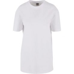 Oversizowa Koszulka Boyfriend Dla Pań I Panów. Białe bluzki Urban Classics, xl, bez wzorów, casualowe, bez kołnierzyka, bez ramiączek. Za 77.99 zł.