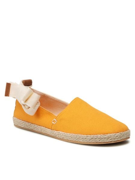Jenny Fairy Espadryle WS21181-02 Pomarańczowy. Brązowe espadryle Jenny Fairy, bez wzorów, z materiału, bez obcasa, bez zapięcia. Za 99.99 zł.
