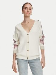 Liu Jo Sport Kardigan TF6093 MS49I Kremowy Regular Fit. Białe kardigany Liu Jo Sport, l, bez wzorów, z wiskozy. Za 769.99 zł.