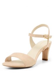Tamaris Sandały Kobiety Tekstylia beżowy, 41. Brązowe sandały Tamaris, bez wzorów, ze skóry, eleganckie, bez obcasa, bez zapięcia. Za 249.95 zł.