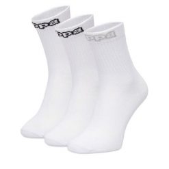 Skarpety długie Kappa. Białe skarpety Kappa, bez wzorów. Za 34.99 zł.
