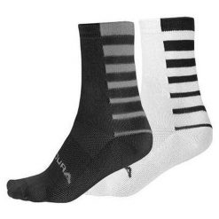 Skarpety Endura Coolmax Stripe 2 pary. Białe skarpety ENDURA, bez wzorów. Za 222.99 zł.
