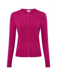 Marie Lund Kardigan damski Kobiety wyrazisty róż jednolity, S. Czerwone kardigany Marie Lund, s, bez wzorów, z syntetyku. Za 199.95 zł.