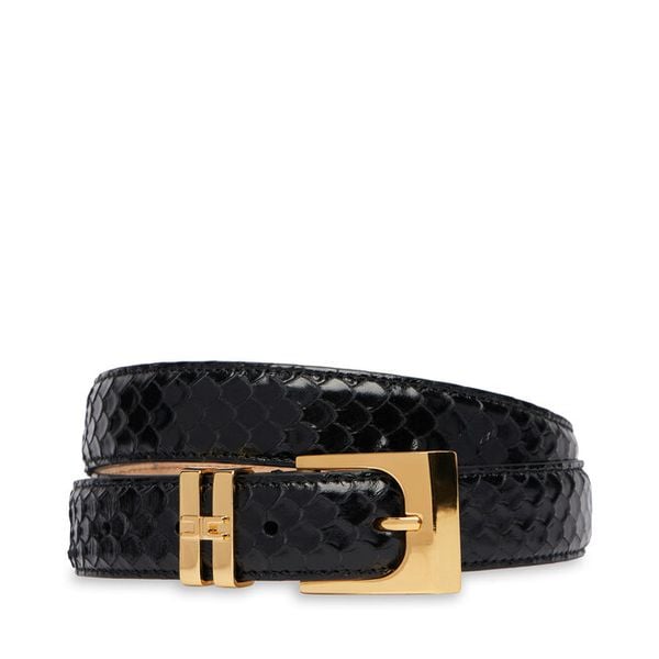 Pasek Damski Elisabetta Franchi. Czarne paski Elisabetta Franchi, bez wzorów. Za 709.99 zł.