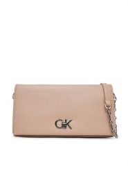 Calvin Klein Torebka Ck Mini Chain Bag K60K612806 Różowy. Czerwone torebki klasyczne Calvin Klein, bez wzorów, ze skóry, bez dodatków. Za 269.99 zł.