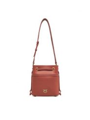 PINKO Torebka SECCHIELLO MINI 104303 A29Q L84Q Brązowy. Brązowe torebki klasyczne Pinko, bez wzorów, ze skóry, bez dodatków. Za 669.99 zł.
