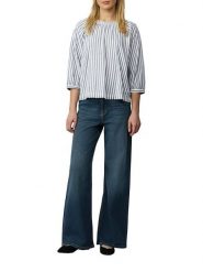 S.Oliver Bluzka w kolorze niebieskim rozmiar: 40. Niebieskie bluzki S.Oliver, s, bez wzorów, bez kołnierzyka, bez ramiączek. Za 86.99 zł.