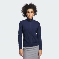 Damska teksturowana bluza dresowa adidas Ultimate365. Niebieskie bluzy Adidas, m, bez wzorów, z dresówki, bez kaptura. Za 329.00 zł.