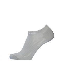 Skarpetki do biegania dla dorosłych Odlo Ceramicool INVISIBLE. Białe skarpety Odlo, bez wzorów, z dzianiny. Za 69.99 zł.