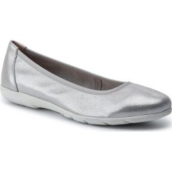 Baleriny CAPRICE - 9-22150-22 Silver Sue.Met 924. Szare baleriny Caprice, bez wzorów, z materiału, bez obcasa. W wyprzedaży za 149.00 zł.