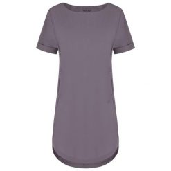 Sukienka damska Loap Ubakala w kolorze szarym. Fioletowe koszulki sportowe LOOP, bez wzorów, bez ramiączek, trekkingowe. Za 214.99 zł.