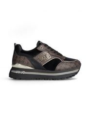 Liu Jo Sneakersy w kolorze złoto-czarno-brązowym rozmiar: 38. Brązowe trampki Liu Jo, bez wzorów, bez zapięcia. Za 388.35 zł.