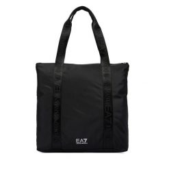 Torebka EA7 Emporio Armani. Czarne shopper EA7 Emporio Armani, bez wzorów, bez dodatków. Za 579.99 zł.