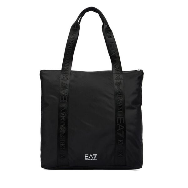 Torebka EA7 Emporio Armani. Czarne shopper EA7 Emporio Armani, bez wzorów, bez dodatków. Za 383.99 zł.