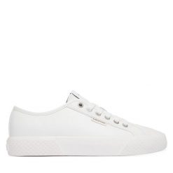 Trampki Calvin Klein. Białe trampki Calvin Klein, bez wzorów, bez zapięcia. Za 369.99 zł.