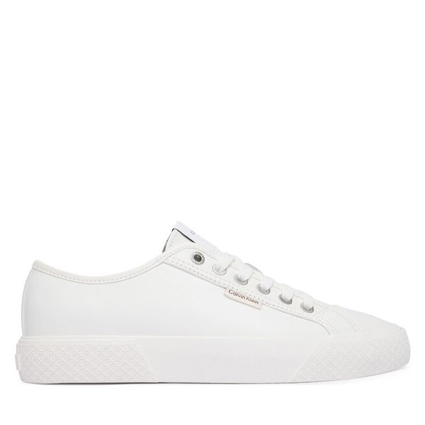 Trampki Calvin Klein. Białe trampki Calvin Klein, bez wzorów, bez zapięcia. Za 369.99 zł.