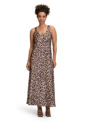 Vera Mont Sukienka w kolorze kremowo-brązowym rozmiar: 44. Białe sukienki Vera Mont, bez wzorów, bez kołnierzyka, bez ramiączek, maxi. Za 219.60 zł.