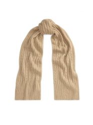 LAUREN RALPH LAUREN Szalik 454P23506001 Beżowy ciemny. Brązowe rękawiczki Lauren Ralph Lauren, bez wzorów, z poliesteru. Za 419.99 zł.