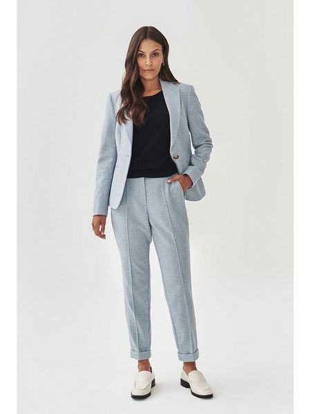 TATUUM Spodnie w kolorze błękitnym rozmiar: 42. Niebieskie spodnie materiałowe Tatuum, na co dzień, bez wzorów, z materiału. Za 239.86 zł.