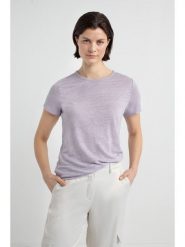 Josephine & Co Koszulka "Joan" w kolorze lawendowym rozmiar: XXL. Różowe bluzki Josephine & Co, xxl, bez wzorów, ze lnu, bez kołnierzyka, bez ramiączek. Za 95.99 zł.