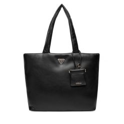 Torebka Guess. Czarne shopper Guess, z aplikacjami, bez dodatków. Za 609.99 zł.
