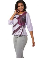 WITT WEIDEN Bluzka w kolorze fioletowym rozmiar: 38. Różowe bluzki WITT WEIDEN, bez wzorów, bez kołnierzyka, bez ramiączek. Za 74.63 zł.