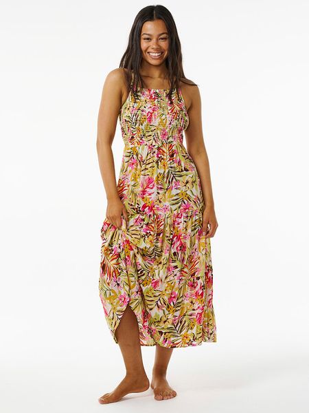 Rip Curl Sukienka ze wzorem rozmiar: M. Sukienki Rip Curl, m, bez wzorów, z wiskozy, bez kołnierzyka, bez ramiączek, maxi. Za 118.01 zł.