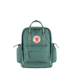 Plecak miejski Fjallraven Kanken Outlong - frost green. Zielone plecaki Fjällräven, bez wzorów. Za 723.99 zł.