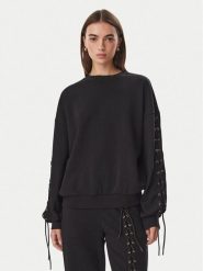 Liu Jo Bluza TF6276 F0334 Czarny Relaxed Fit. Czarne bluzy Liu Jo, l, bez wzorów, z bawełny, bez kaptura. Za 649.99 zł.