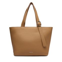 Torebka Lasocki. Brązowe shopper Lasocki, bez wzorów, bez dodatków. Za 199.99 zł.
