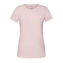Koszulka Damska Iconic 190. Czerwone bluzki FRUIT OF THE LOOM, l, bez wzorów, sportowe, bez kołnierzyka, bez ramiączek. Za 38.99 zł.
