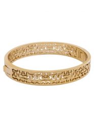 Coach Bransoletka 37541313 Złoty. Żółte bransoletki Coach, metalowe. Za 749.99 zł.