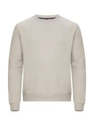 Clique Miami PRO Bluza z okrągłym dekoltem French Terry – Stone. Brązowe bluzy CLIQUE, m, bez wzorów, z bawełny, bez kaptura. Za 189.41 zł.