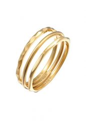 Elli Damski Basic Stacking zestaw 3 częściowy w srebrze 925 Sterling Silver Pierścionki 1 ct. Szare pierścionki Elli, srebrne. Za 283.89 zł.