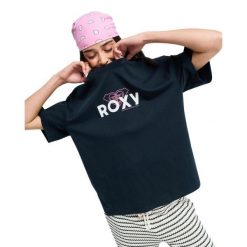 Koszulka z krótkim rękawem dla Kobiety HANGLOOSE ART Czarny. Szare koszulki sportowe Roxy, bez wzorów, z bawełny, bez ramiączek. Za 109.99 zł.