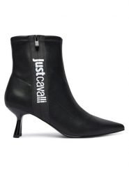 Just Cavalli Botki 79RA3S42 ZSD55 Czarny. Czarne botki Just Cavalli, bez wzorów, ze skóry, bez obcasa, na płaskiej podeszwie, bez zapięcia. Za 939.99 zł.
