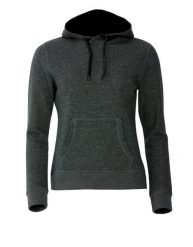 Clique Classic Hoody Women – bluza z kapturem w melanżu antracytowym –. Szare bluzy CLIQUE, s, bez wzorów, z bawełny, z kapturem. Za 212.53 zł.