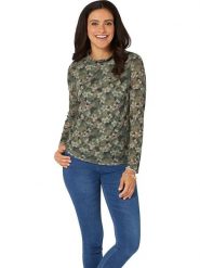 WITT WEIDEN Koszulka w kolorze khaki rozmiar: 50. Brązowe bluzki WITT WEIDEN, bez wzorów, bez kołnierzyka, bez ramiączek. Za 52.67 zł.