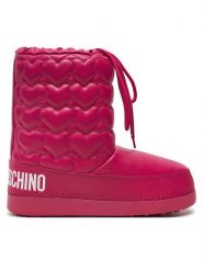 LOVE MOSCHINO Śniegowce JA24082G1LISE626 Różowy. Czerwone trapery i śniegowce Love Moschino, ze skóry. Za 849.99 zł.