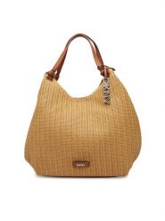 DKNY Torebka Paula R61AOE48 Brązowy. Brązowe torebki klasyczne DKNY, bez wzorów, z syntetyku, bez dodatków. Za 789.99 zł.