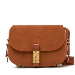 Torebka PINKO. Brązowe listonoszki Pinko, bez wzorów, bez dodatków. Za 1,249.00 zł.