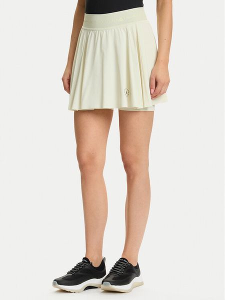 Adidas by Stella McCartney Spódnica tenisowa Training JW4573 Beżowy Slim Fit. Brązowe spodnie sportowe adidas by Stella McCartney, bez wzorów, z syntetyku, sportowe. Za 359.99 zł.